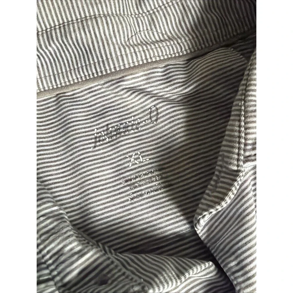 Johnny O Polo Shirt Mens Pin Flag Logo Blue Stripe XL - Picture 3 of 8